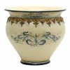 Artistica - Deruta Of Italy Sofia Tricolore: Round Cachepot/planter With Bass Relief Decoration Plants & Planters -Artistica - Deruta of Italy Shop unnamed file 1007