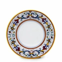 Artistica - Deruta Of Italy Ricco Deruta: Salad Plate - White Center Serveware Multi