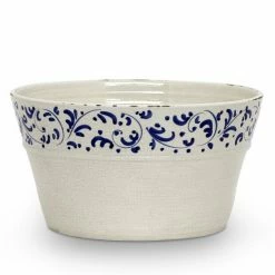 Artistica - Deruta Of Italy Nuova Toscana: Volute Design - Flower Cachepot (Large) Decorative Accents