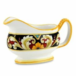 Artistica - Deruta Of Italy Deruta Vario: Gravy Sauce Boat ~ Deruta Vario De Luxe Serveware