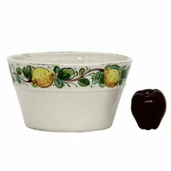 Artistica - Deruta Of Italy Nuova Toscana: Limoni Design - Flower Cachepot (Medium) Decorative Accents -Artistica - Deruta of Italy Shop unnamed file 1040