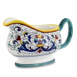 Artistica - Deruta Of Italy Ricco Deruta: Bundle With Butter Dish, Sauce Boat, Parmesan Bowl And Spoon Rest Serveware -Artistica - Deruta of Italy Shop unnamed file 1089