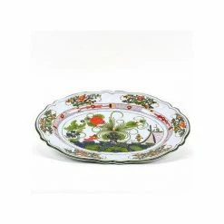 Artistica - Deruta Of Italy Faenza-Carnation: Large Oval Platter Serveware Light Blue