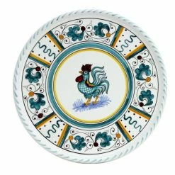 Artistica - Deruta Of Italy Orvieto Green Rooster: Deruta Pizza Plate - Cake Or Cheese Platter. Serveware -Artistica - Deruta of Italy Shop unnamed file 1115