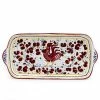 Artistica - Deruta Of Italy Orvieto Red Rooster: Rectangular Tray Serveware -Artistica - Deruta of Italy Shop unnamed file 1133