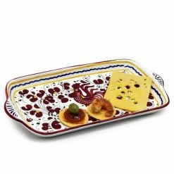 Artistica - Deruta Of Italy Orvieto Red Rooster: Rectangular Tray Serveware -Artistica - Deruta of Italy Shop unnamed file 1134