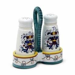 Artistica - Deruta Of Italy Ricco Deruta: Salt And Pepper Cruet Dining & Tabletop