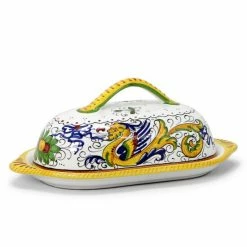 Artistica - Deruta Of Italy Raffaellesco Deluxe: Butter Dish With Cover Serveware