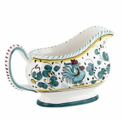 Artistica - Deruta Of Italy Orvieto Green Rooster: Gravy Sauce Boat Serveware -Artistica - Deruta of Italy Shop unnamed file 1176