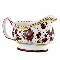 Artistica - Deruta Of Italy Orvieto Red Rooster: Gravy Sauce Boat Serveware -Artistica - Deruta of Italy Shop unnamed file 1182