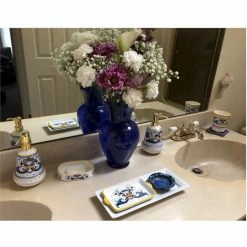 Artistica - Deruta Of Italy Ricco Deruta: Liquid Soap/lotion Dispenser With Chrome Pump Bath Accessories -Artistica - Deruta of Italy Shop unnamed file 1195