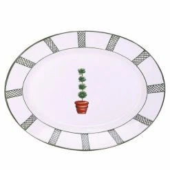 Artistica - Deruta Of Italy Giardino: Serving Oval Platter Serveware