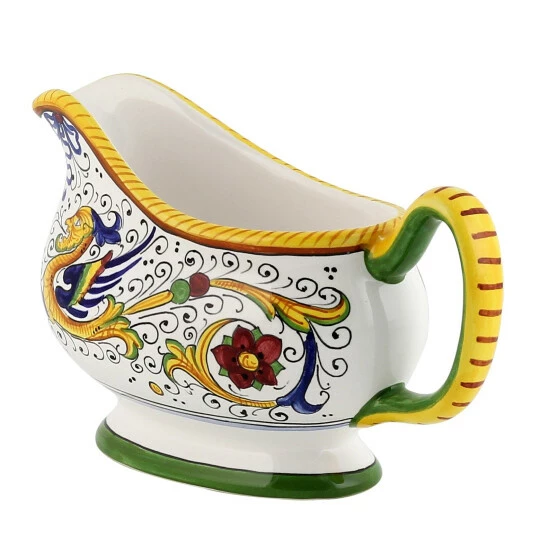 Artistica - Deruta Of Italy Raffaellesco: Gravy Sauce Boat Serveware 4 Artistica - Deruta Of Italy Raffaellesco: Gravy Sauce Boat Serveware - Image 2