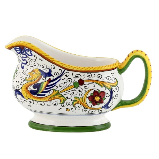 Artistica - Deruta Of Italy Raffaellesco: Gravy Sauce Boat Serveware 5 Artistica - Deruta Of Italy Raffaellesco: Gravy Sauce Boat Serveware - Image 3