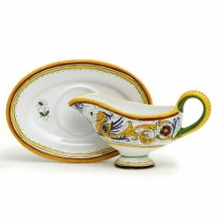 Artistica - Deruta Of Italy Raffaellesco Deluxe: Gravy Sauce Boat With Tray Serveware -Artistica - Deruta of Italy Shop unnamed file 1230