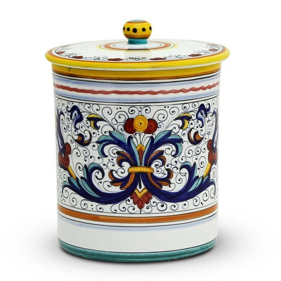 Artistica - Deruta Of Italy Ricco Deruta Deluxe: Extra Large Canister Tools & Accessories 3 Artistica - Deruta Of Italy Ricco Deruta Deluxe: Extra Large Canister Tools & Accessories