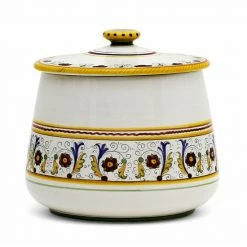 Artistica - Deruta Of Italy Deruta Bella Conica: Large Biscottiera Jar - Perugino Design Tools & Accessories