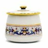 Artistica - Deruta Of Italy Deruta Bella Conica: Large Biscottiera Jar - Ricco Deruta Design Tools & Accessories