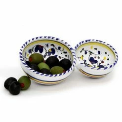 Artistica - Deruta Of Italy Orvieto Blue Rooster: Olive Dish Bowl - Relish, Condiments, Olive And Nuts Divided Bowl [R] Dinnerware & Flatware -Artistica - Deruta of Italy Shop unnamed file 1276