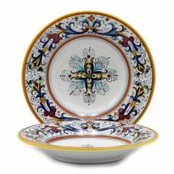 Artistica - Deruta Of Italy Ricco Deruta Deluxe: Rim Pasta Soup Bowl Dining & Tabletop