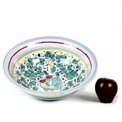 Artistica - Deruta Of Italy Orvieto Green Rooster: Large Pasta/salad Serving Bowl Serveware -Artistica - Deruta of Italy Shop unnamed file 1316