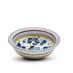 Artistica - Deruta Of Italy Orvieto Green Rooster: Salad Cereal Bowl Serveware