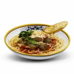 Artistica - Deruta Of Italy Ricco Deruta Lite: Risotto/Pasta/Cioppino Round Shallow Coupe Bowl Serveware -Artistica - Deruta of Italy Shop unnamed file 1377