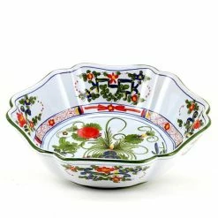 Artistica - Deruta Of Italy Faenza-Carnation: Large Serving Salad Pasta Bowl Serveware Default Title