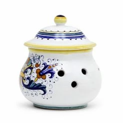 Artistica - Deruta Of Italy Ricco Deruta: New Garlic/Onion Jar Keeper Short Belly Kitchen -Artistica - Deruta of Italy Shop unnamed file 1413