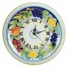 Artistica - Deruta Of Italy Deruta Frutta: Round Wall Clock Dec Frutta Decor White -Artistica - Deruta of Italy Shop unnamed file 1416