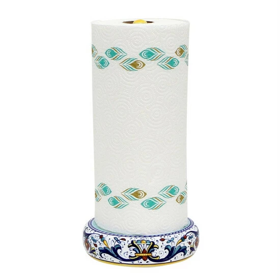 Artistica - Deruta Of Italy Ricco Deruta: Upright Towel Paper Roll Holder Bath Accessories 3 Artistica - Deruta Of Italy Ricco Deruta: Upright Towel Paper Roll Holder Bath Accessories