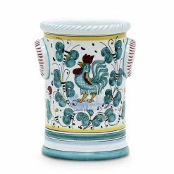 Artistica - Deruta Of Italy Orvieto Green Rooster: Utensil Holder Tools & Accessories -Artistica - Deruta of Italy Shop unnamed file 1431