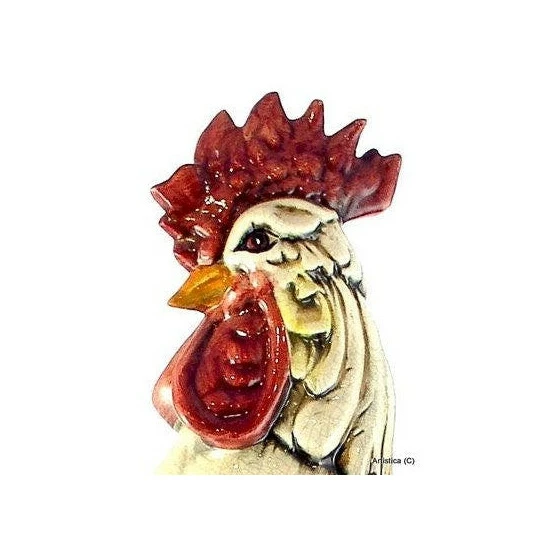 Artistica - Deruta Of Italy Rooster Of Fortune: Alberto Large Ceramic Rooster Of Fortune Decorative Accents Multi 5 Artistica - Deruta Of Italy Rooster Of Fortune: Alberto Large Ceramic Rooster Of Fortune Decorative Accents Multi - Image 3