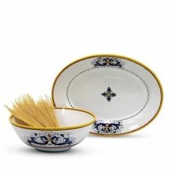 Artistica - Deruta Of Italy Ricco Deruta Lite: Pasta/Salad Large Serving Bowl Serveware
