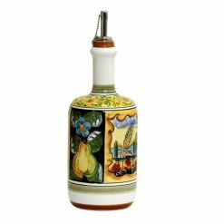 Artistica - Deruta Of Italy Colli Umbri: Umbrian Landscape Olive Oil + Aceto (Vinegar) Bottles With Metal Capped Dispenser. Tools & Accessories -Artistica - Deruta of Italy Shop unnamed file 1548