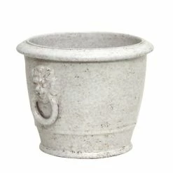 Artistica - Deruta Of Italy Scavo Classico: The Perfect Cachepot Planter! Two Lion Heads And Rings Antique Martellato Plants & Planters White -Artistica - Deruta of Italy Shop unnamed file 1558