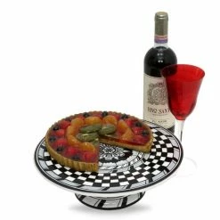 Artistica - Deruta Of Italy Deruta Vario Bw: Footed Cake Stand Dining & Tabletop Grey/black -Artistica - Deruta of Italy Shop unnamed file 1585