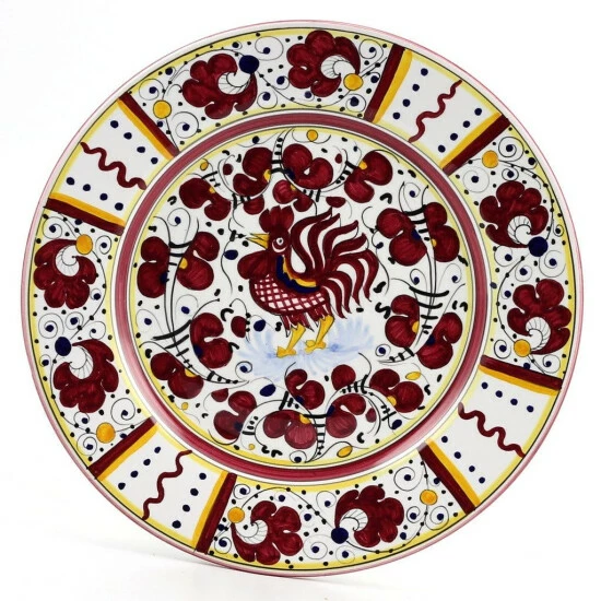Artistica - Deruta Of Italy Orvieto Red Rooster: 4 Pieces Place Setting Dining & Tabletop 5 Artistica - Deruta Of Italy Orvieto Red Rooster: 4 Pieces Place Setting Dining & Tabletop - Image 3