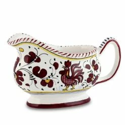 Artistica - Deruta Of Italy Orvieto Red Rooster: Bundle With Butter Dish + Sauce Boat + Parmesan Bowl + Spoon Rest Dinnerware & Flatware -Artistica - Deruta of Italy Shop unnamed file 1627