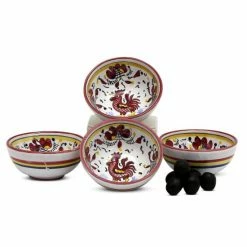 Artistica - Deruta Of Italy Orvieto Red Rooster: Small Dipping Bowl/Condiment Bowl Dining & Tabletop -Artistica - Deruta of Italy Shop unnamed file 1640