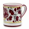 Artistica - Deruta Of Italy Orvieto Red Rooster: Mug Drinkware Multicolor -Artistica - Deruta of Italy Shop unnamed file 1641