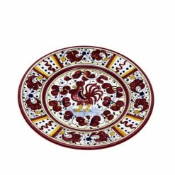 Artistica - Deruta Of Italy Orvieto Red Rooster: Bread, Canape, Hors D'oeuvre Small Plate [r] Dining & Tabletop Multicolor -Artistica - Deruta of Italy Shop unnamed file 1650