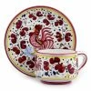 Artistica - Deruta Of Italy Orvieto Red Rooster: Cup And Saucer Drinkware Multicolor -Artistica - Deruta of Italy Shop unnamed file 1674