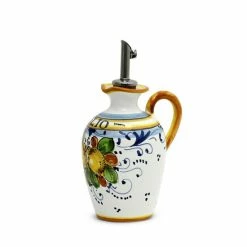 Artistica - Deruta Of Italy Limoncini: Small Olive Oil Bottle Dispenser With Handle Tools & Accessories