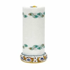 Artistica - Deruta Of Italy Perugino: Upright Towel Paper Roll Holder Dining & Tabletop White
