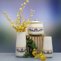 Artistica - Deruta Of Italy Deruta Bella Conica: Small Conic Vase - Ricco Deruta Design Decorative Accents White -Artistica - Deruta of Italy Shop unnamed file 1729