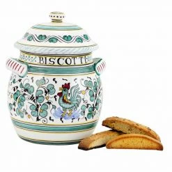 Artistica - Deruta Of Italy Orvieto Green Rooster: Traditional Biscotti Jar Dining & Tabletop -Artistica - Deruta of Italy Shop unnamed file 1743