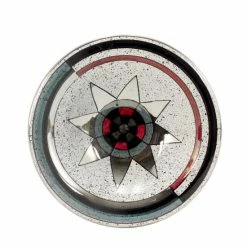 Artistica - Deruta Of Italy Moderno: Ceramic Bowl Geometric Metalic Platinum Design Decor Multi