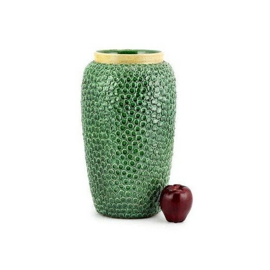 Artistica - Deruta Of Italy Dolfi Button Green: Vase With Hand Applied Buttons Motif Decorative Accents Default Title 5 Artistica - Deruta Of Italy Dolfi Button Green: Vase With Hand Applied Buttons Motif Decorative Accents Default Title - Image 3