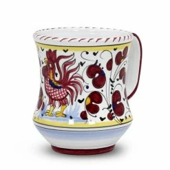 Artistica - Deruta Of Italy Orvieto Red Rooster: Concave Deluxe Mug Drinkware